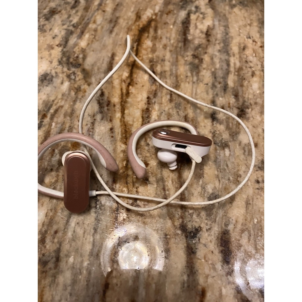BLACKWEB Wireless Bluetooth Sport Earbuds Earphones Built-in Microphone ~ Pink-